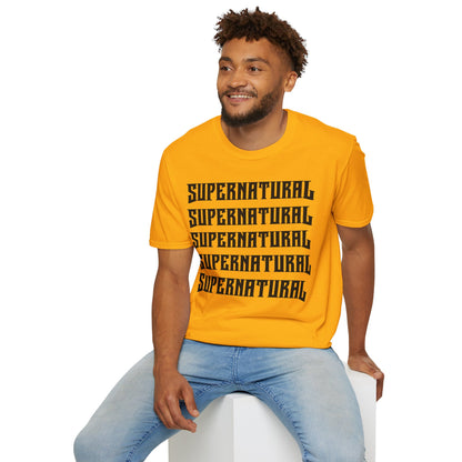 SUPERNATURAL-Unisex Softstyle T-Shirt-UB>UR on the back