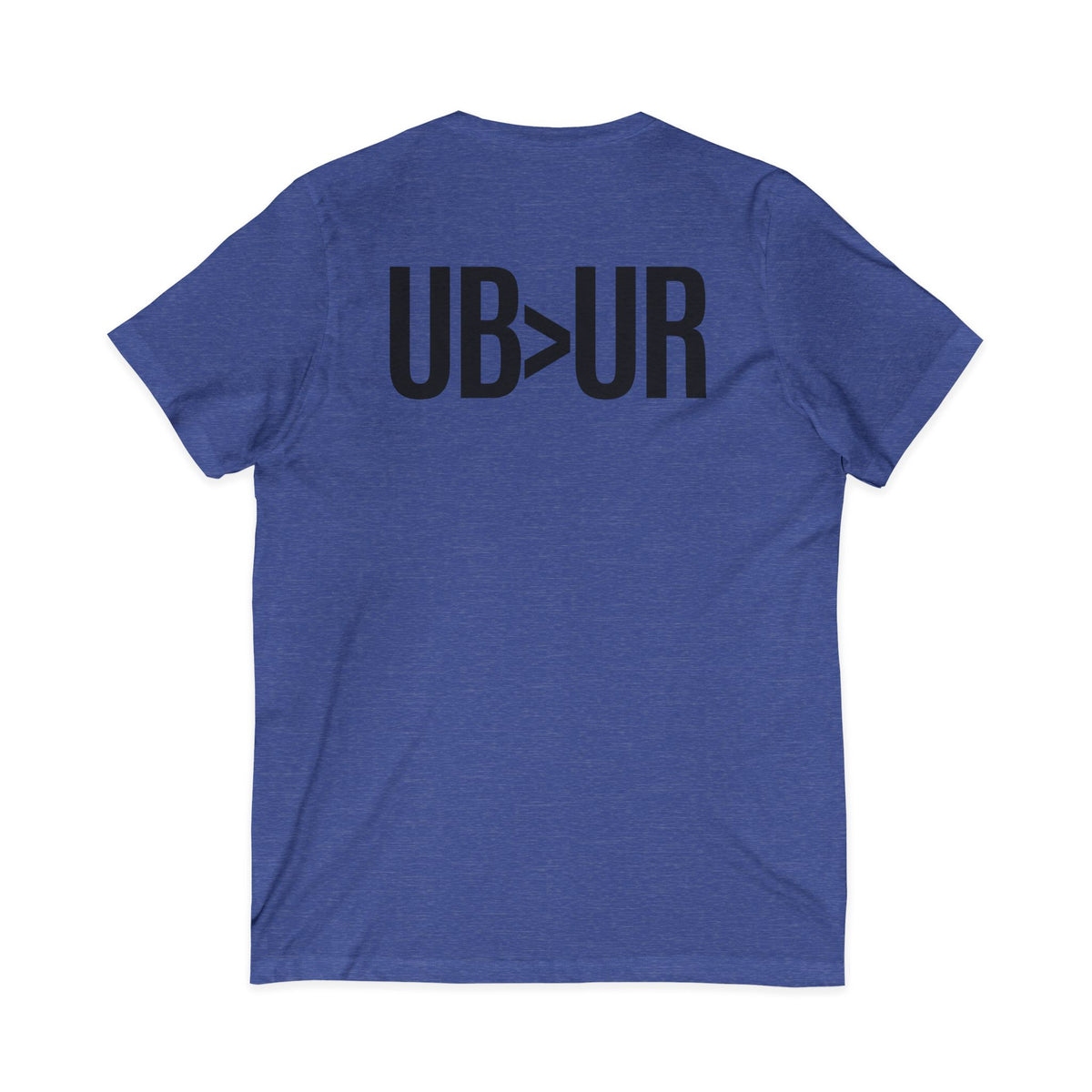 UB>UR- Unisex Jersey Short Sleeve V-Neck Tee
