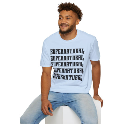 SUPERNATURAL-Unisex Softstyle T-Shirt-UB>UR on the back
