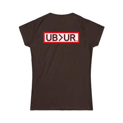 FAVORED- Women's Comfy crewneck T-Shirt-UB>UR in the back