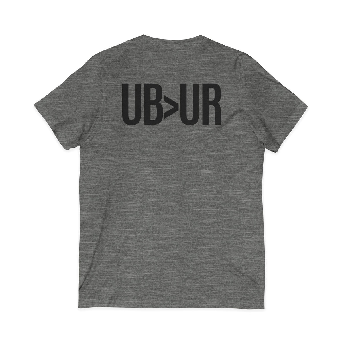 UB>UR- Unisex Jersey Short Sleeve V-Neck Tee