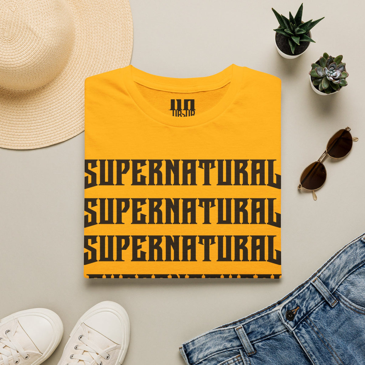 SUPERNATURAL-Unisex Softstyle T-Shirt-UB>UR on the back