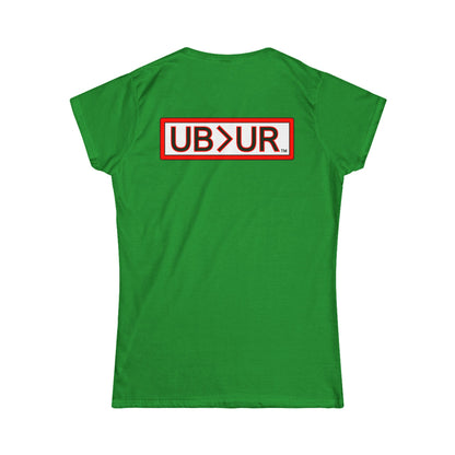 FAVORED- Women's Comfy crewneck T-Shirt-UB>UR in the back