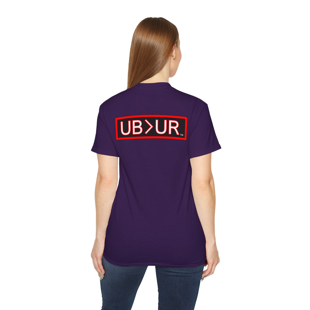 UNCOMMON Unisex Ultra Cotton T-shirt with UB>UR in the back.