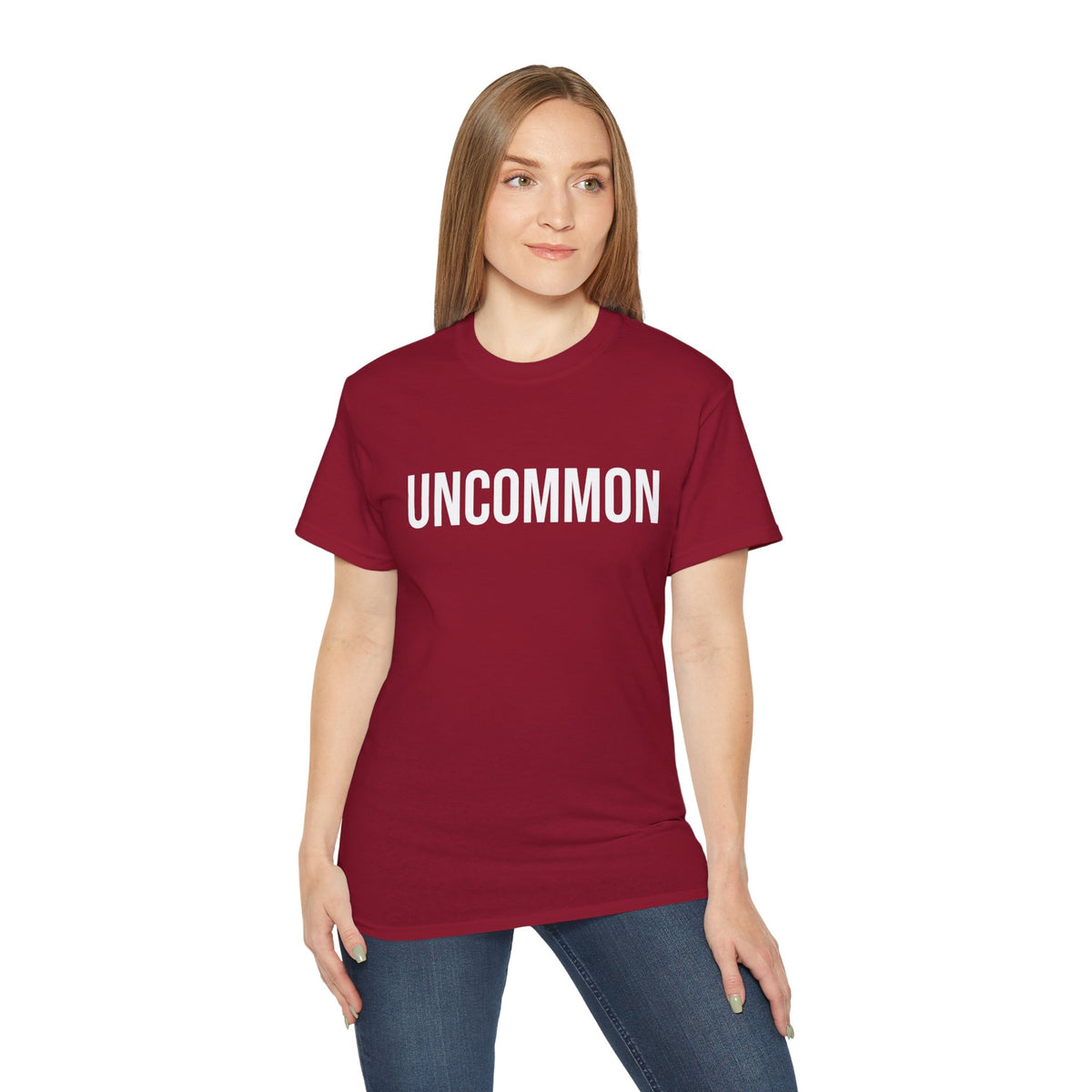 UNCOMMON Unisex Ultra Cotton T-shirt with UB>UR in the back.