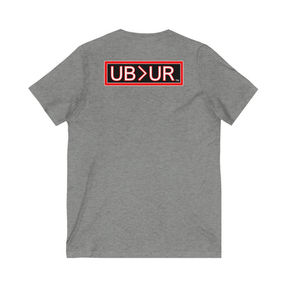 Unstoppable V-Neck-Unisex Jersey Short Sleeve Tee