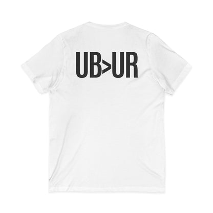 UB>UR- Unisex Jersey Short Sleeve V-Neck Tee
