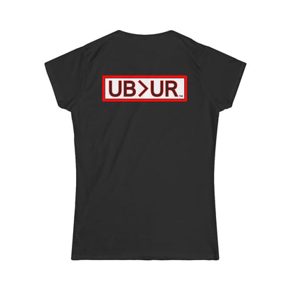 FAVORED- Women's Comfy crewneck T-Shirt-UB>UR in the back