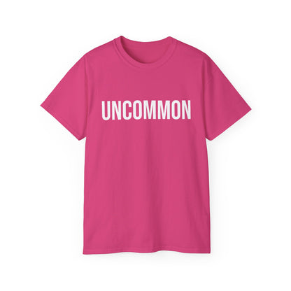 UNCOMMON Unisex Ultra Cotton T-shirt with UB>UR in the back.