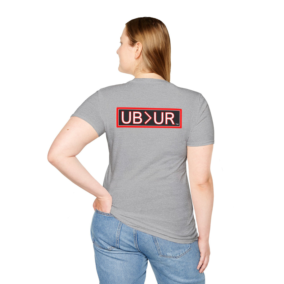 CHOSEN Softstyle T-Shirt with UB>UR logo in the back.