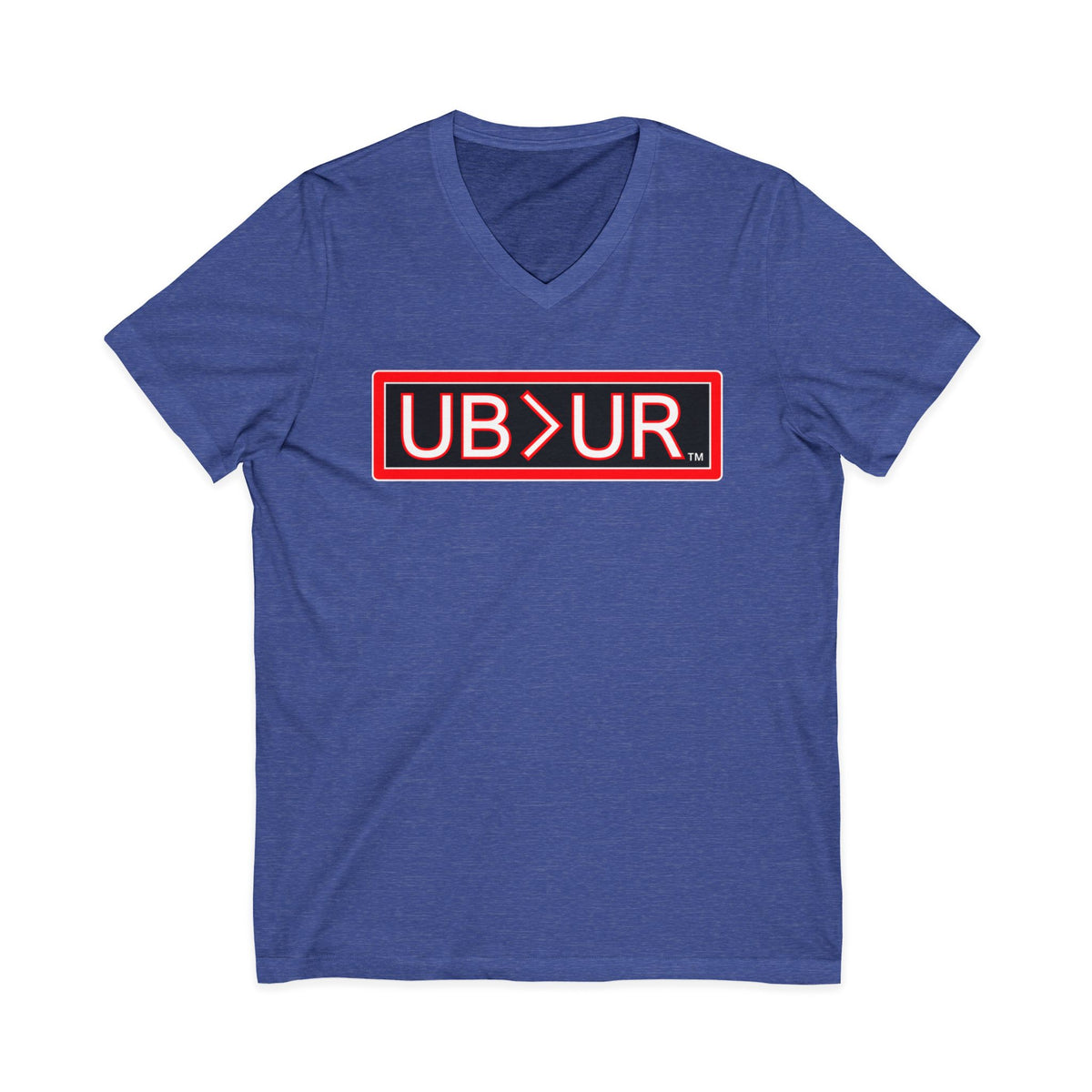 UB>UR- Unisex Jersey Short Sleeve V-Neck Tee