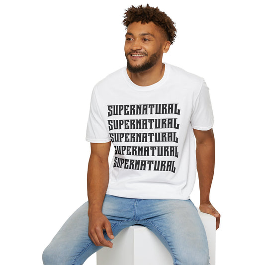 SUPERNATURAL-Unisex Softstyle T-Shirt-UB>UR on the back