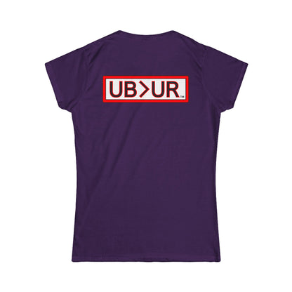 FAVORED- Women's Comfy crewneck T-Shirt-UB>UR in the back