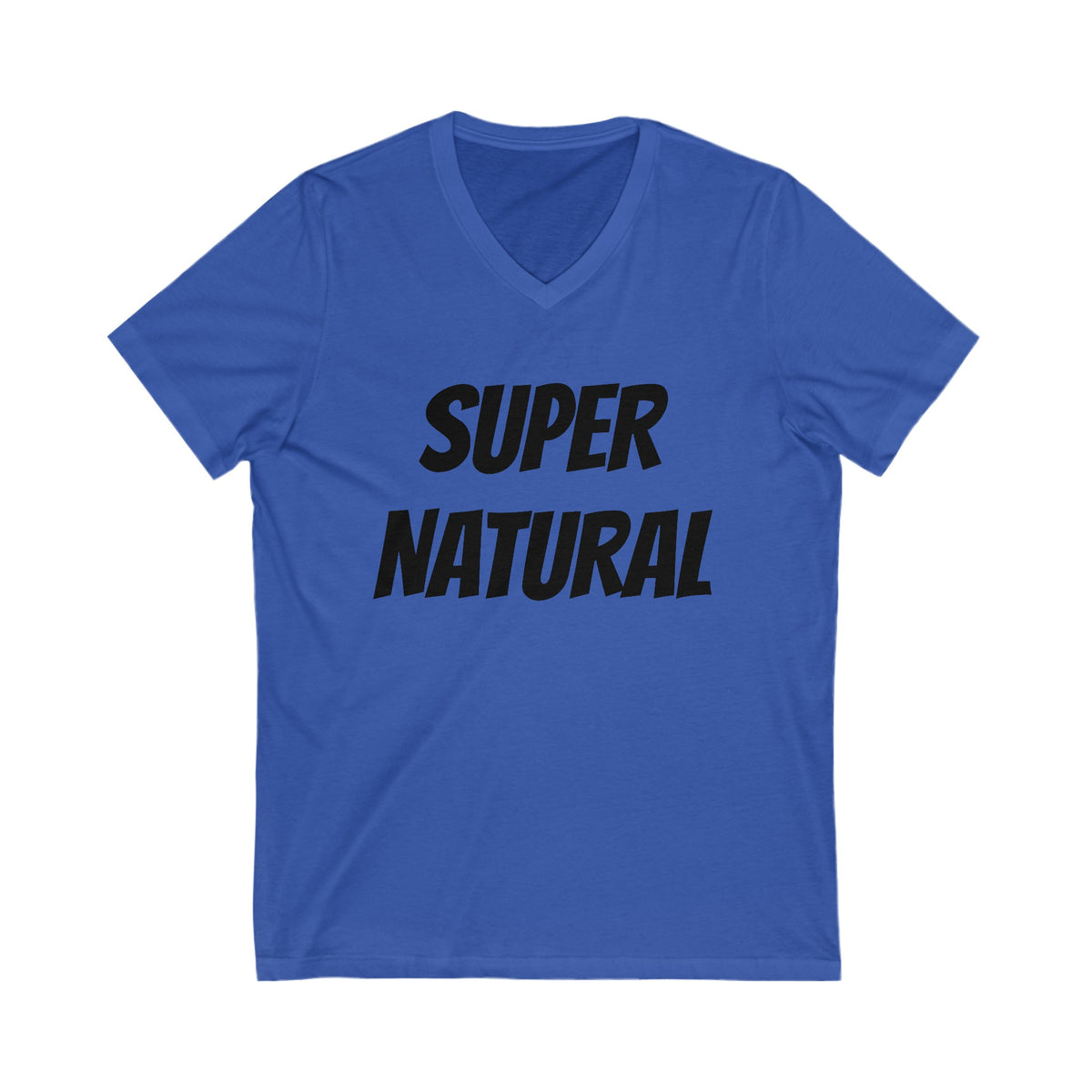 SUPERNATURAL-Unisex Jersey Short Sleeve V-Neck Tee