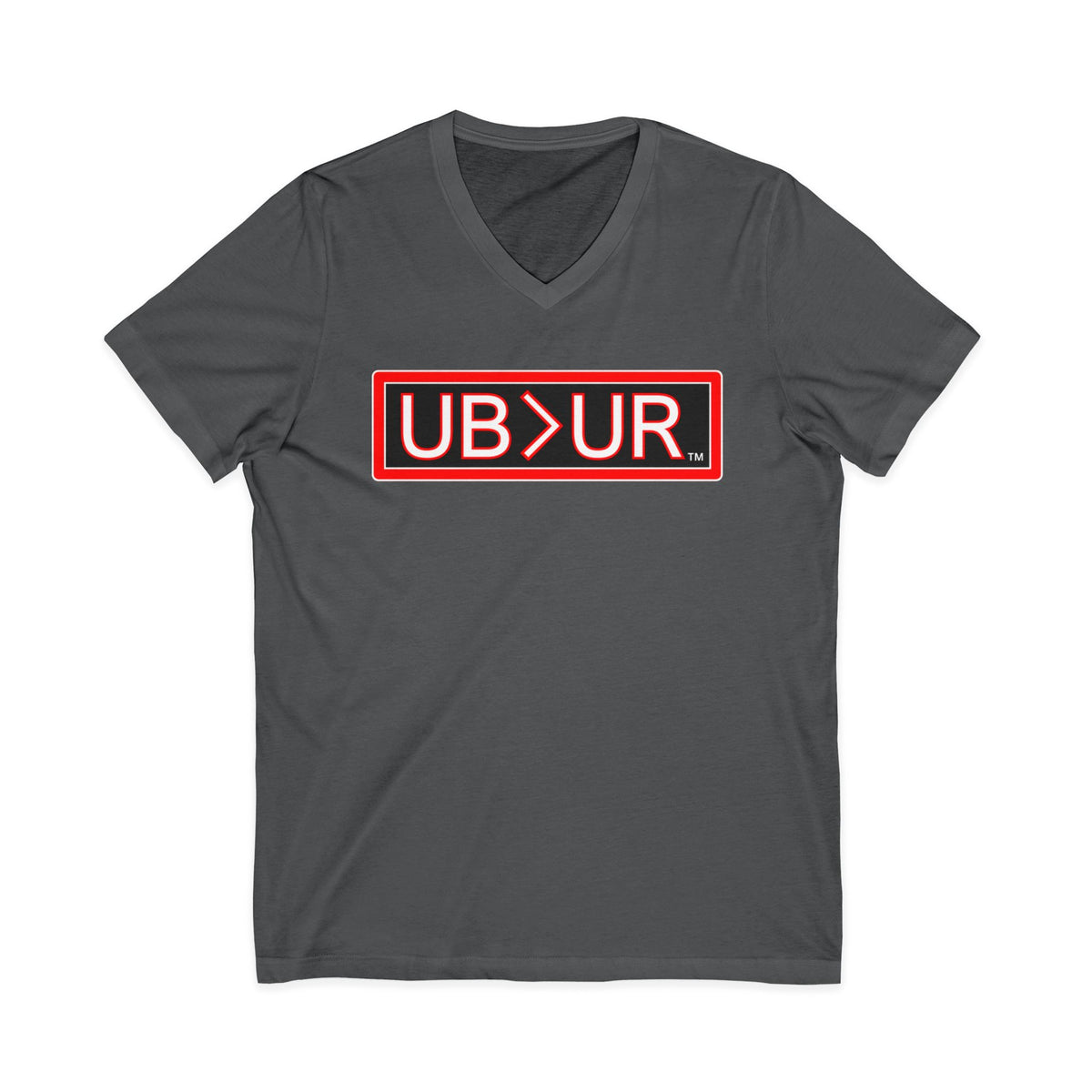 UB>UR- Unisex Jersey Short Sleeve V-Neck Tee