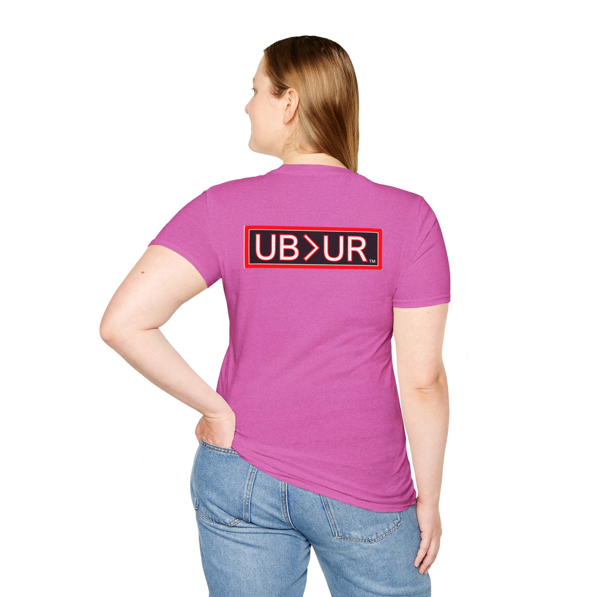 CHOSEN Softstyle T-Shirt with UB>UR logo in the back.