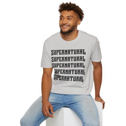 SUPERNATURAL-Unisex Softstyle T-Shirt-UB>UR on the back