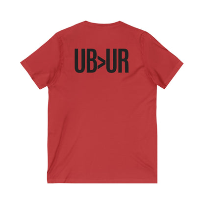 SUPERNATURAL-Unisex Jersey Short Sleeve V-Neck Tee