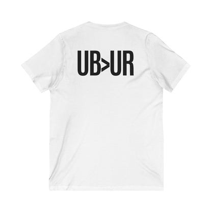 SUPERNATURAL-Unisex Jersey Short Sleeve V-Neck Tee