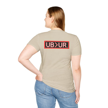 CHOSEN Softstyle T-Shirt with UB>UR logo in the back.