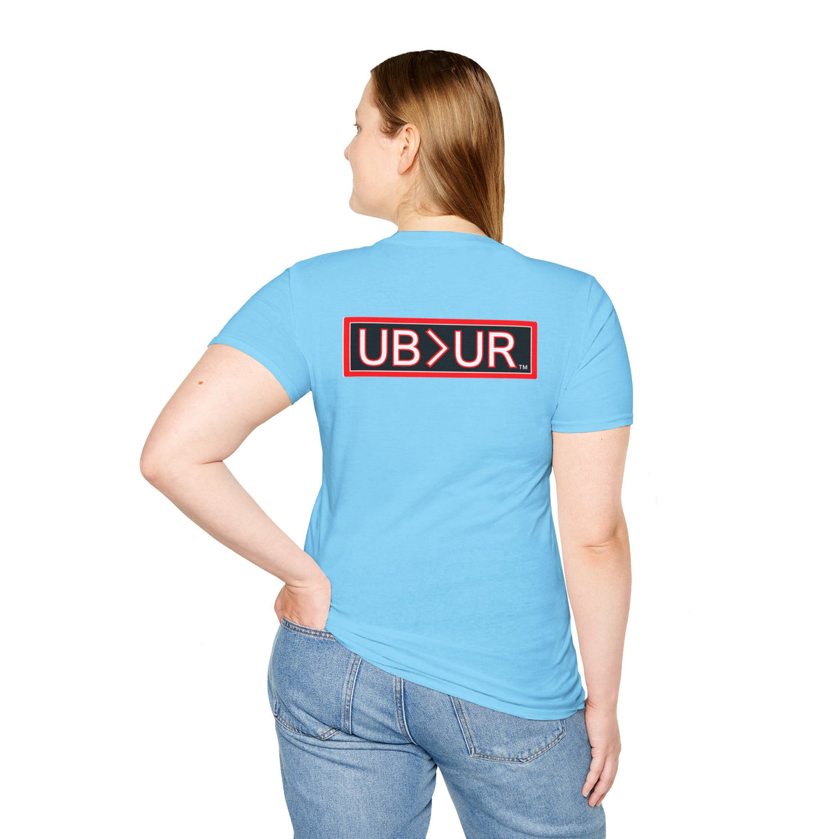 CHOSEN Softstyle T-Shirt with UB>UR logo in the back.