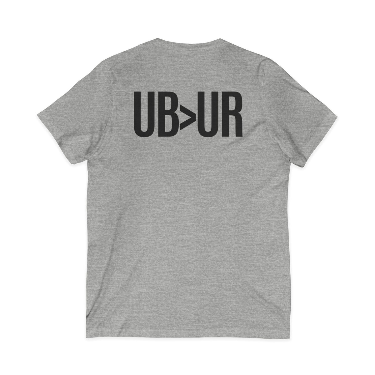 UB>UR- Unisex Jersey Short Sleeve V-Neck Tee