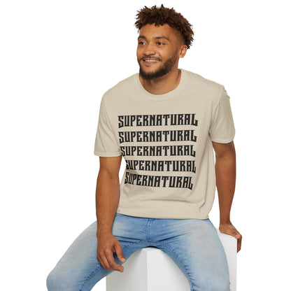 SUPERNATURAL-Unisex Softstyle T-Shirt-UB>UR on the back