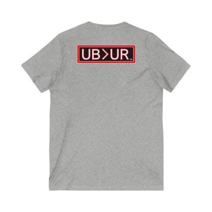 Unstoppable V-Neck-Unisex Jersey Short Sleeve Tee