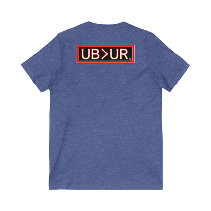 Unstoppable V-Neck-Unisex Jersey Short Sleeve Tee