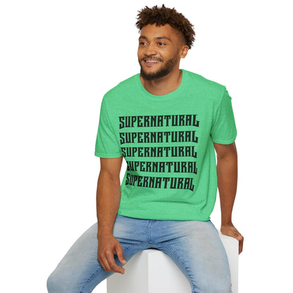 SUPERNATURAL-Unisex Softstyle T-Shirt-UB>UR on the back