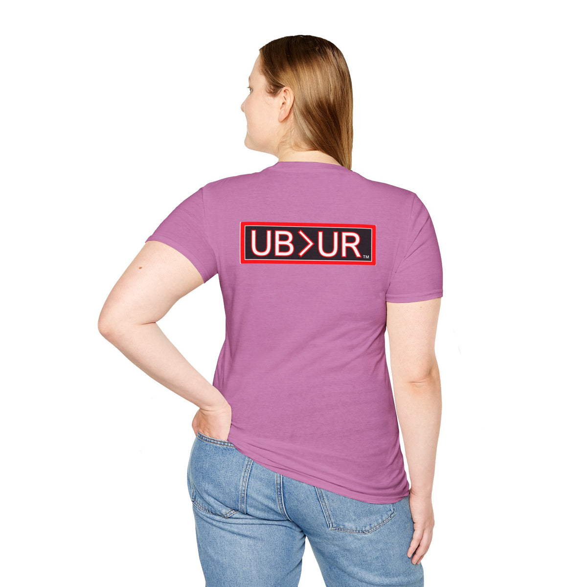 CHOSEN Softstyle T-Shirt with UB>UR logo in the back.