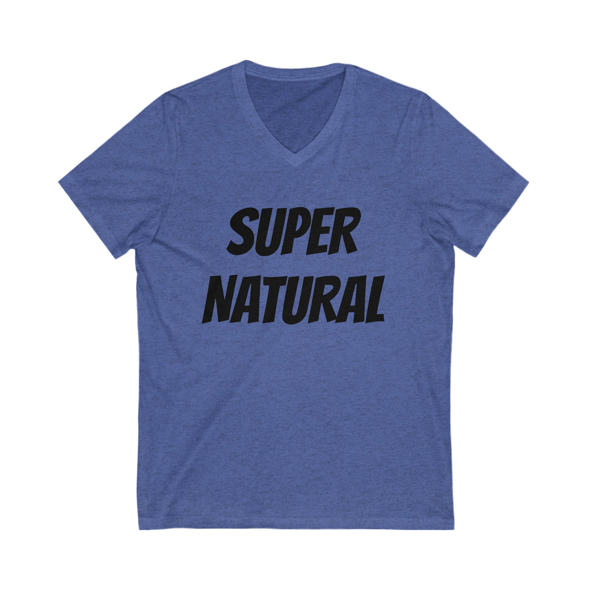 SUPERNATURAL-Unisex Jersey Short Sleeve V-Neck Tee