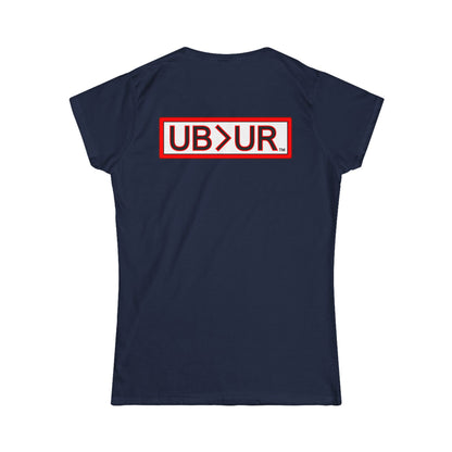 FAVORED- Women's Comfy crewneck T-Shirt-UB>UR in the back