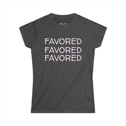 FAVORED- Women's Comfy crewneck T-Shirt-UB>UR in the back