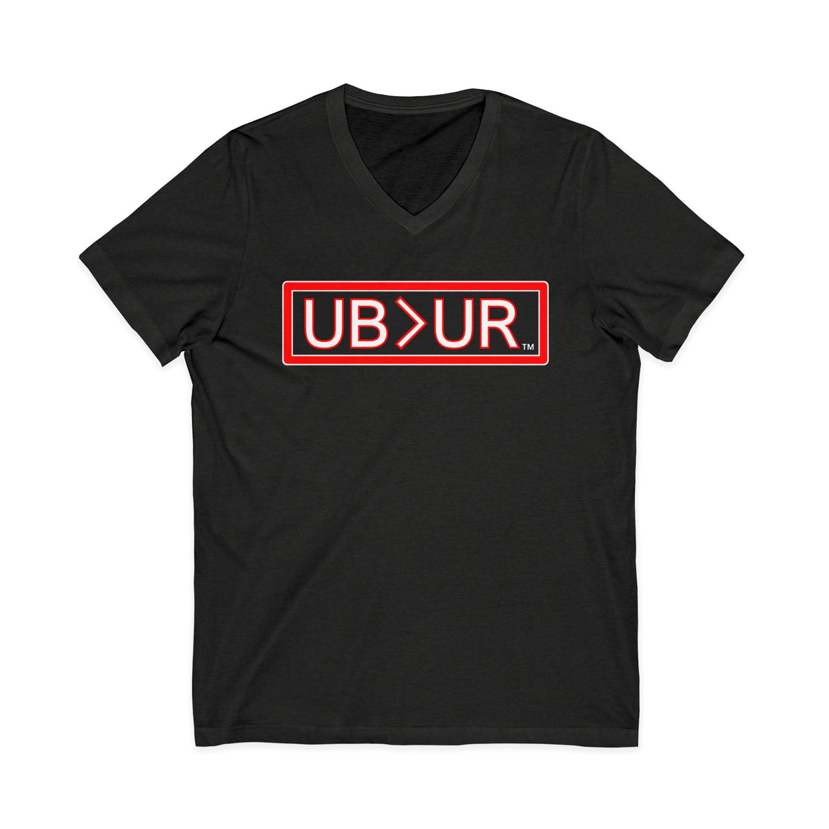 UB>UR- Unisex Jersey Short Sleeve V-Neck Tee
