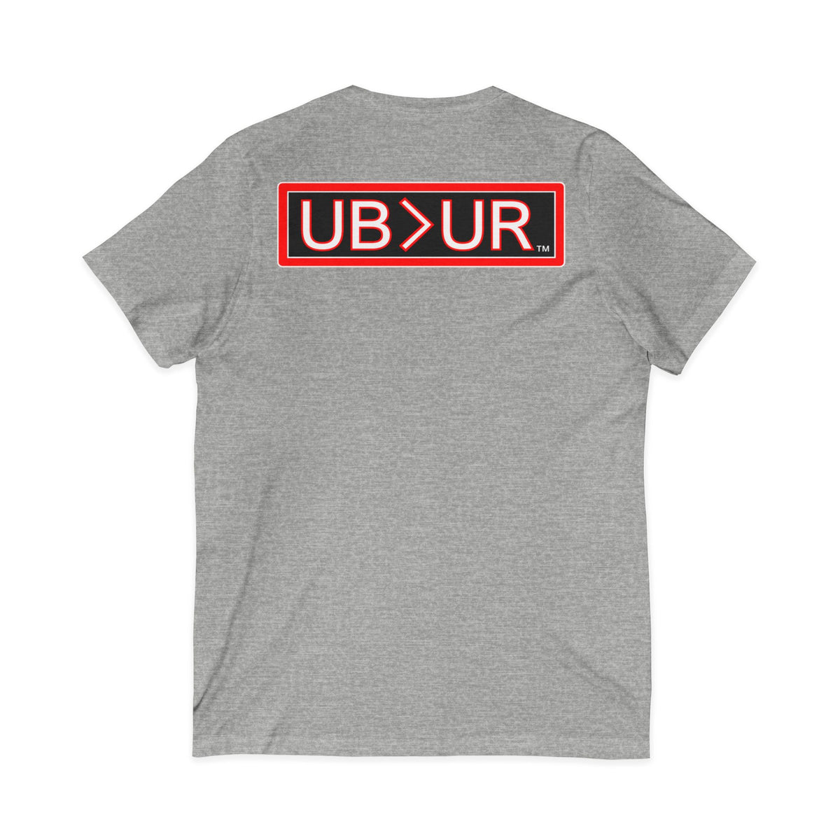 UB>UR- Unisex Jersey Short Sleeve V-Neck Tee