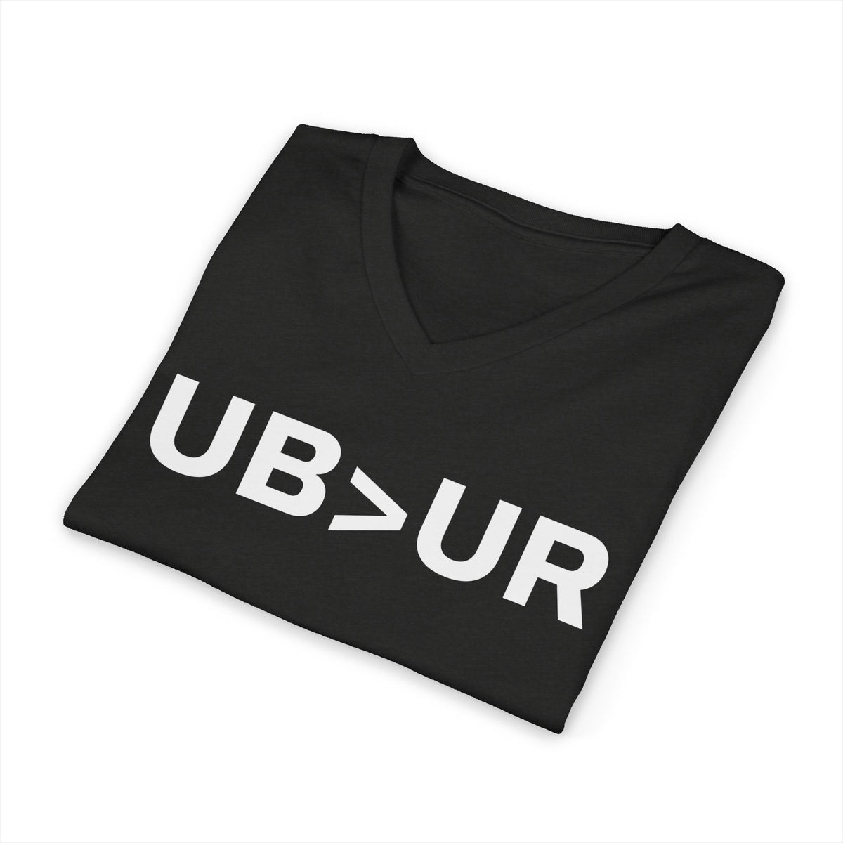 UB>UR-Unisex Jersey Short Sleeve V-Neck Tee