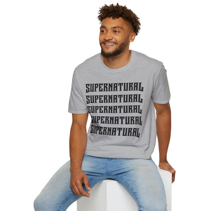 SUPERNATURAL-Unisex Softstyle T-Shirt-UB>UR on the back