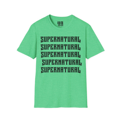 SUPERNATURAL-Unisex Softstyle T-Shirt-UB>UR on the back