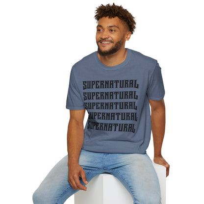 SUPERNATURAL-Unisex Softstyle T-Shirt-UB>UR on the back