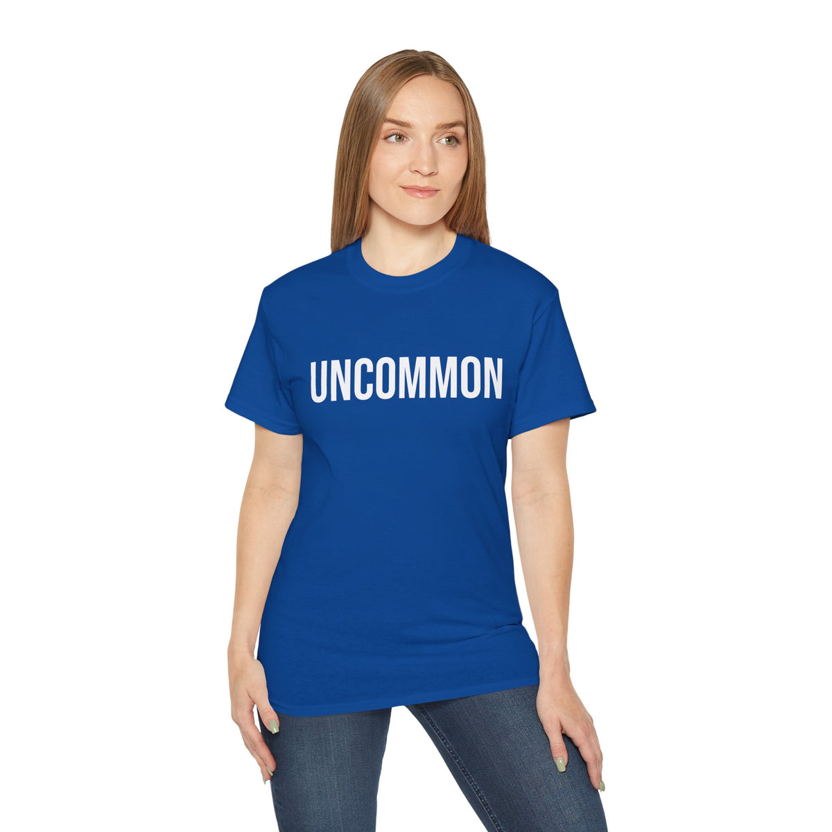 UNCOMMON Unisex Ultra Cotton T-shirt with UB>UR in the back.