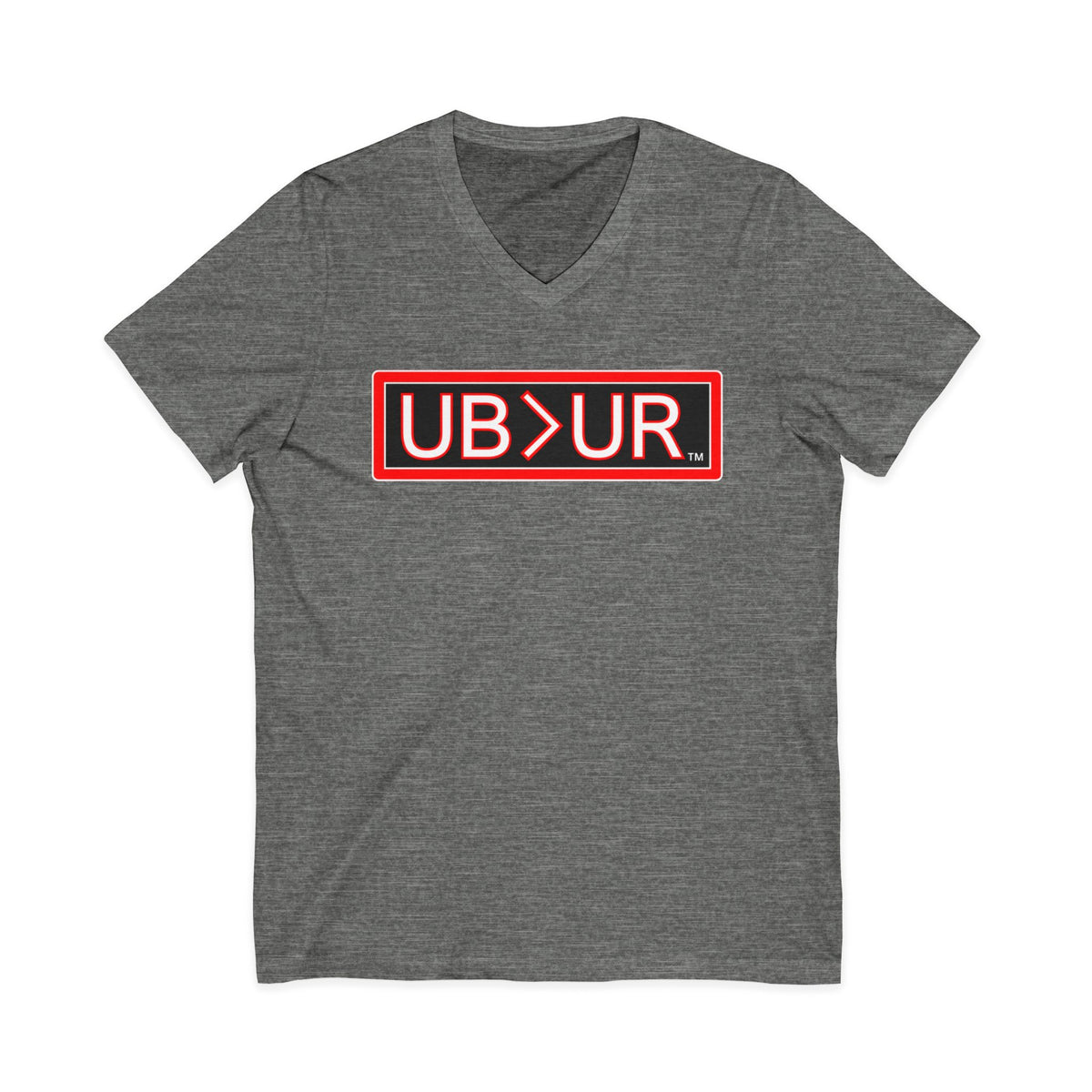 UB>UR- Unisex Jersey Short Sleeve V-Neck Tee