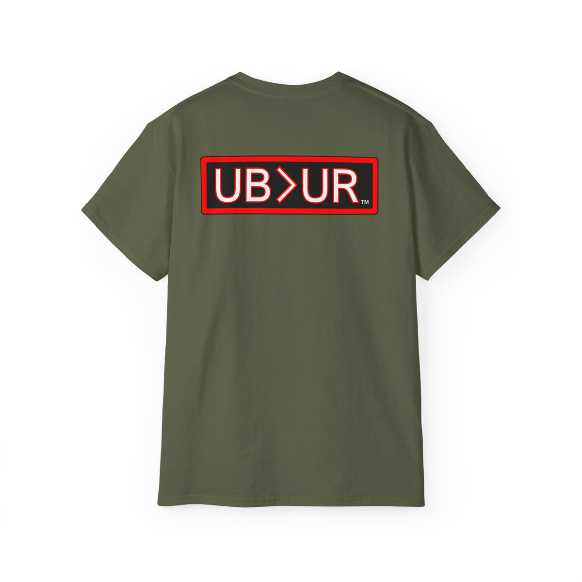 UNCOMMON Unisex Ultra Cotton T-shirt with UB>UR in the back.