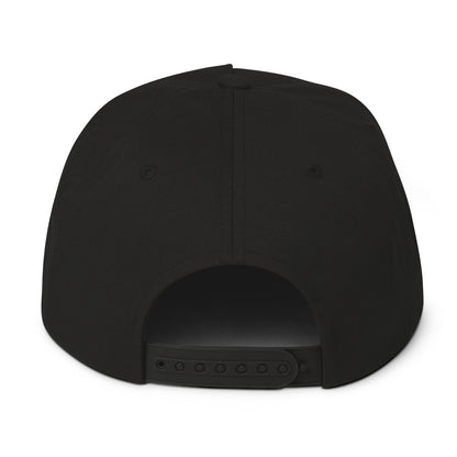 UR>UR-Flat Bill Cap with Red n White lettering