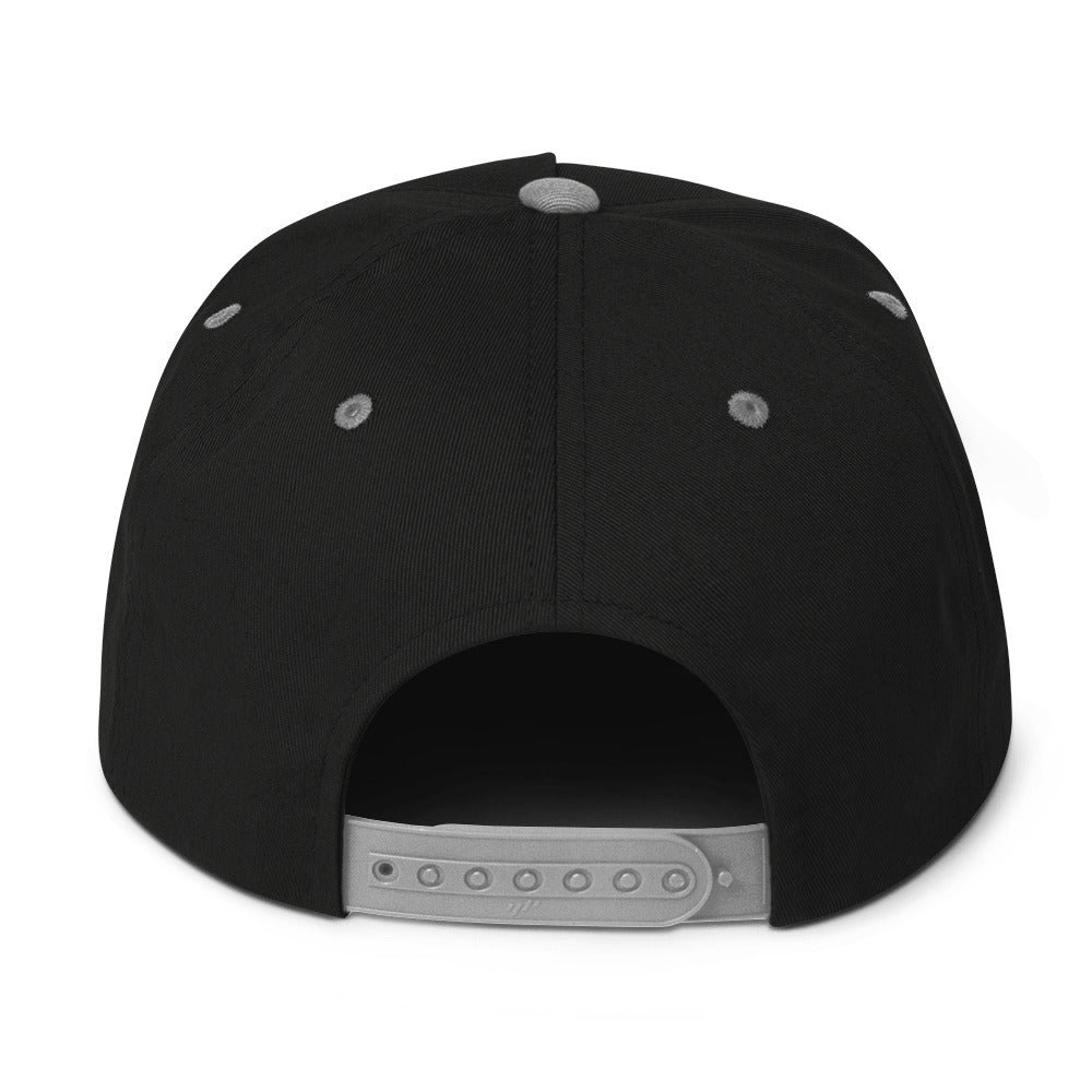 UR>UR-Flat Bill Cap with Red n White lettering