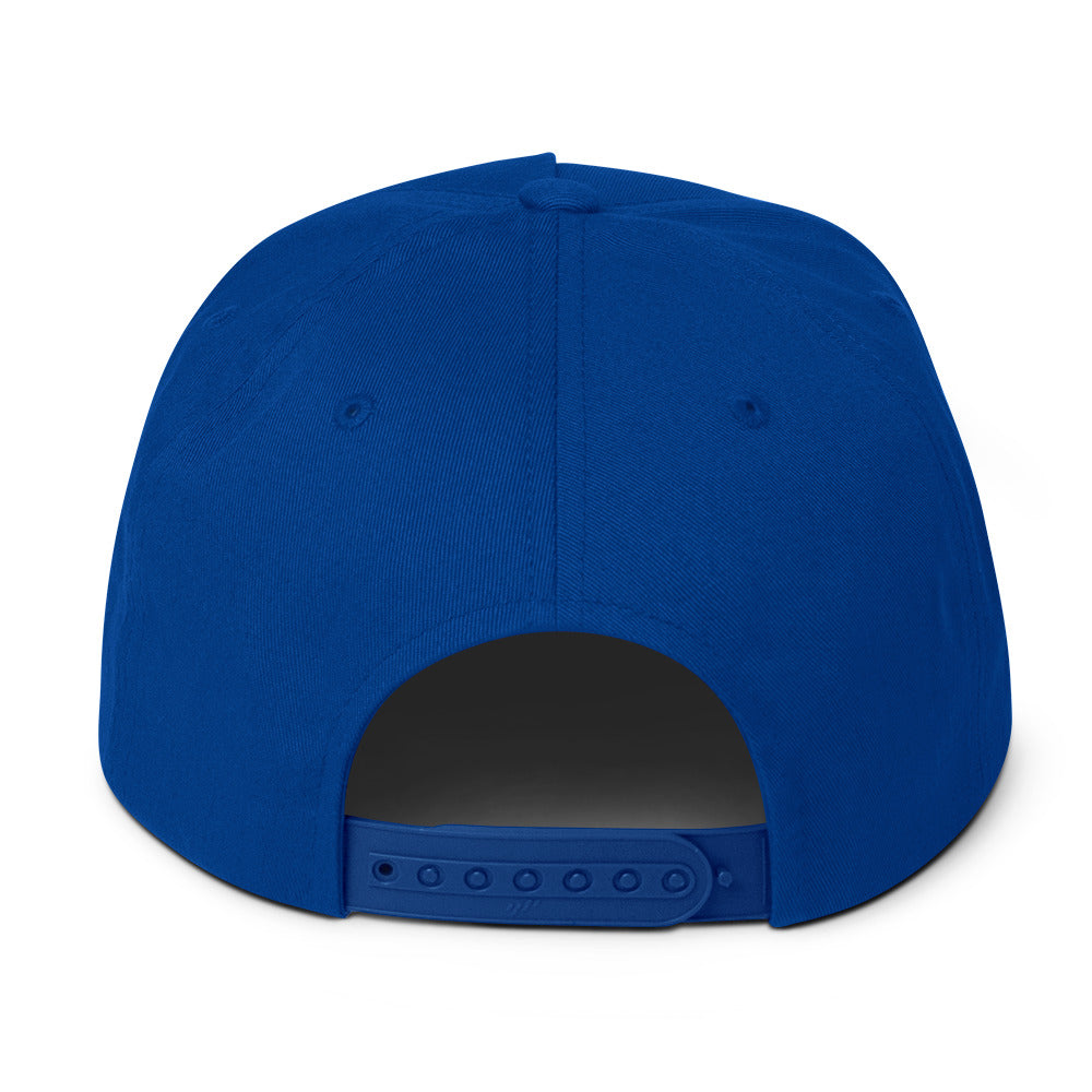 UR>UR-Flat Bill Cap with Red n White lettering